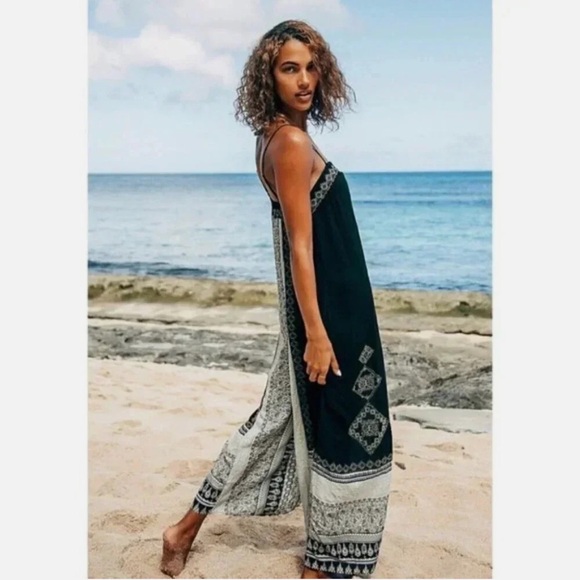 FREE PEOPLE Mixed Print Jumpsuit *NWT* - Picture 2 of 7